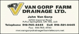 Van Gorp Drainage and Excavating