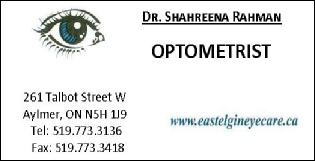 Dr. Shahreena Rahman Optometrist